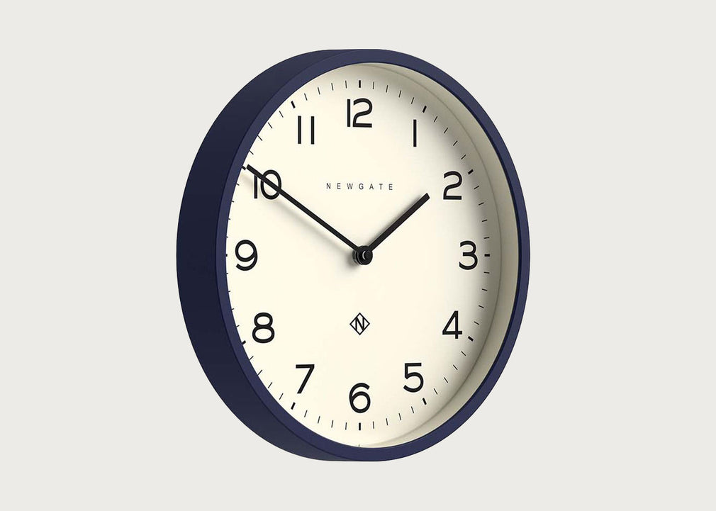 Echo Number Four Wall Clock Midnight Blue