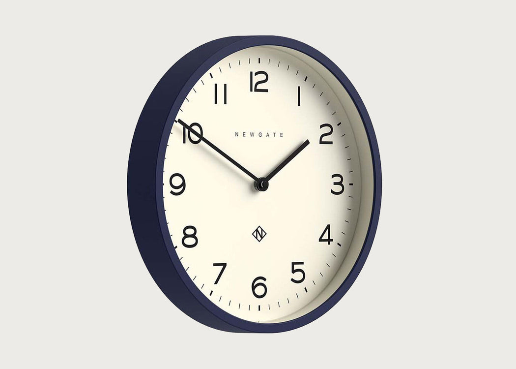 Echo Number Four Wall Clock Midnight Blue