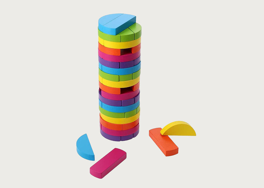 Round Tower Tumbling Blocks