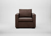 Palermo Armchair Heritage Leather Chestnut 2064 / Black