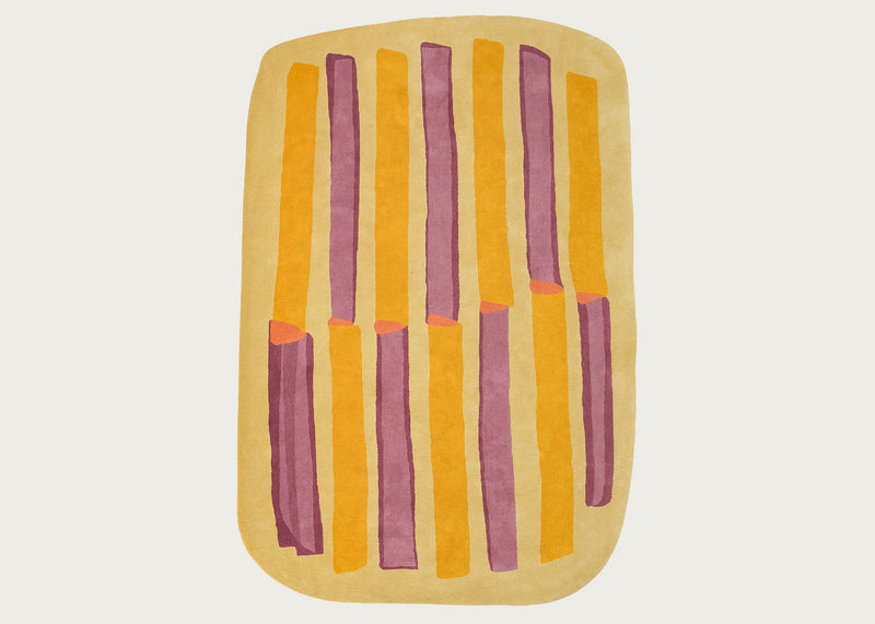 Parays Rug Yellow/Purple 200 x 300cm