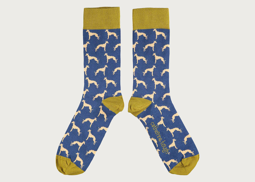 Men's Organic Cotton Ankle Socks Whippet Navy