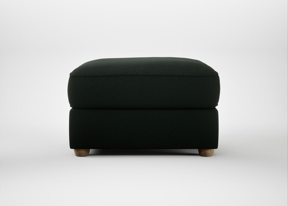 Tailor Rectangular Footstool Boucle Fern / Natural