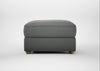 Tailor Rectangular Footstool Boucle Steel / Natural