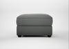 Tailor Rectangular Footstool Boucle Steel / Walnut Stained