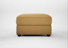Tailor Rectangular Footstool Boucle Tweed Citrine / Walnut Stained