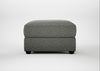 Tailor Rectangular Footstool Boucle Tweed Lapis / Black