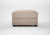 Tailor Rectangular Footstool Boucle Tweed Pearl / Black