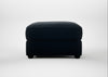 Tailor Rectangular Footstool Boucle Velvet Space / Black