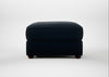 Tailor Rectangular Footstool Boucle Velvet Space / Walnut Stained