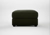 Tailor Rectangular Footstool Boucle Velvet Wilder / Black