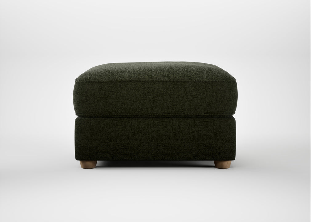Tailor Rectangular Footstool Boucle Velvet Wilder / Natural