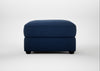 Tailor Rectangular Footstool Broad Weave Lagoon / Black