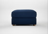 Tailor Rectangular Footstool Broad Weave Lagoon / Natural
