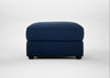 Tailor Rectangular Footstool Broad Weave Lagoon / Walnut Stained
