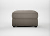 Tailor Rectangular Footstool Broad Weave Pebble / Black