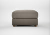 Tailor Rectangular Footstool Broad Weave Pebble / Natural