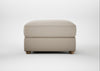 Tailor Rectangular Footstool Broad Weave Putty / Natural