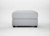 Tailor Rectangular Footstool Broad Weave Tin / Black