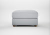 Tailor Rectangular Footstool Broad Weave Tin / Natural