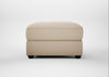 Tailor Rectangular Footstool Brushed Cotton Oat / Black