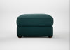 Tailor Rectangular Footstool Brushed Cotton Pine / Walnut Stained