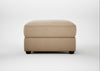 Tailor Rectangular Footstool Capelo Linen-Cotton Bamboo / Black
