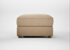 Tailor Rectangular Footstool Capelo Linen-Cotton Bamboo / Natural