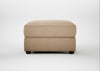 Tailor Rectangular Footstool Capelo Linen-Cotton Bamboo / Walnut Stained