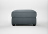 Tailor Rectangular Footstool Capelo Linen-Cotton Mineral / Black