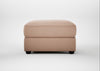 Tailor Rectangular Footstool Capelo Linen-Cotton Rosedale / Black