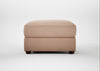 Tailor Rectangular Footstool Capelo Linen-Cotton Rosedale / Walnut Stained