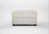 Tailor Rectangular Footstool Capelo Linen-Cotton Sea Salt / Black