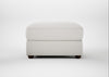 Tailor Rectangular Footstool Capelo Linen-Cotton Sea Salt / Walnut Stained