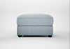 Tailor Rectangular Footstool Capelo Linen-Cotton Sea Shanty / Black