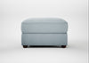 Tailor Rectangular Footstool Capelo Linen-Cotton Sea Shanty / Walnut Stained