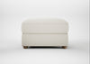 Tailor Rectangular Footstool Chunky Boucle Ecru / Natural