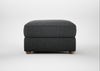 Tailor Rectangular Footstool Melton Wool Granite / Natural