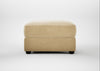 Tailor Rectangular Footstool Smart Luxe Velvet Biscuit / Black