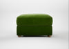 Tailor Rectangular Footstool Smart Luxe Velvet Grass / Natural