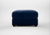 Tailor Rectangular Footstool Smart Luxe Velvet Midnight / Black
