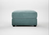 Tailor Rectangular Footstool Smart Luxe Velvet Mineral Blue / Black