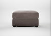 Tailor Rectangular Footstool Smart Luxe Velvet Mushroom / Black