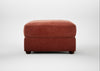 Tailor Rectangular Footstool Smart Luxe Velvet Tawny / Walnut Stained