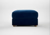 Tailor Rectangular Footstool Smart Velvet Dusk / Natural