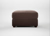 Tailor Rectangular Footstool Smart Velvet Mouse / Walnut Stained