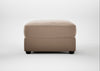 Tailor Rectangular Footstool Smart Velvet Pebble / Black
