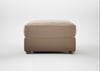 Tailor Rectangular Footstool Smart Velvet Pebble / Natural