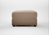 Tailor Rectangular Footstool Smart Velvet Pebble / Walnut Stained