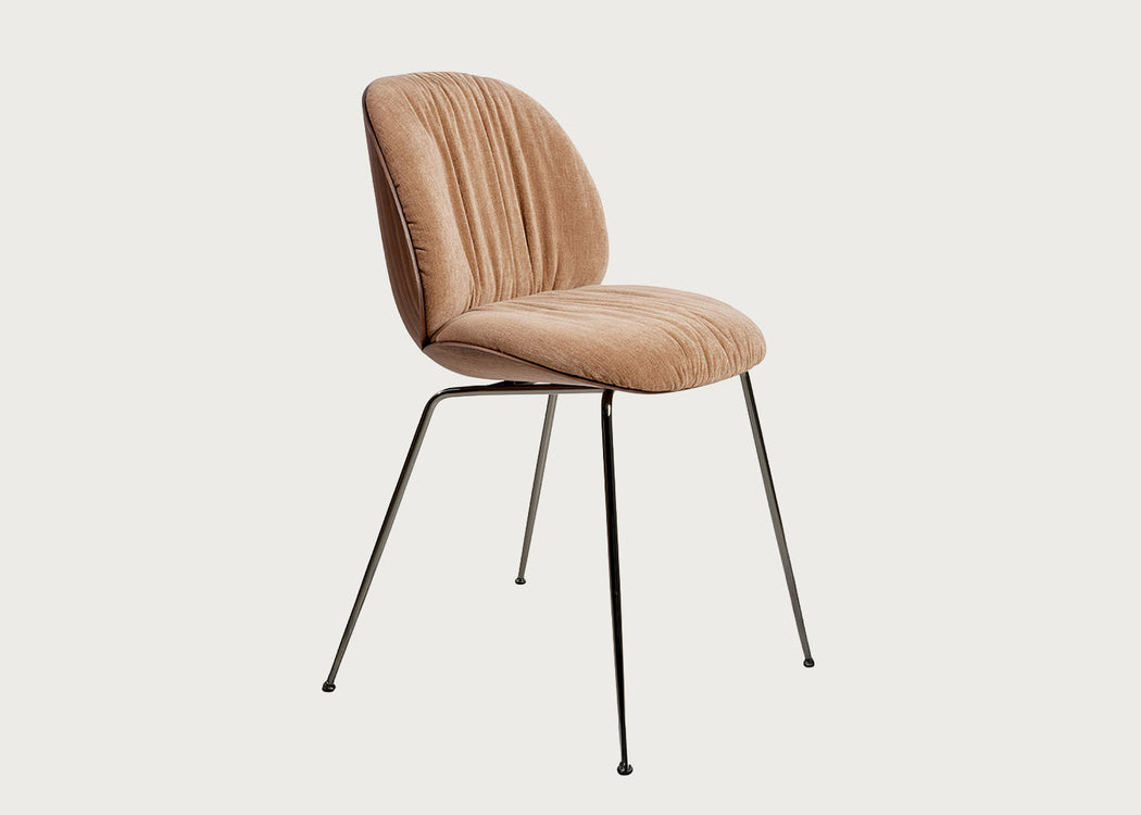 Beetle Soft Dining Chair with Front Upholstery